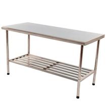 Mesa Total Inox Desmontável 1,20x0,70x0,90m Multiuso Imeca - Cód 5813