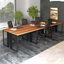 Mesa Trabalho Escritório 6 Pessoas 360cm Pé Metal F5 Office Mesa Trabalho Escritório 6 Pessoas 360cm Pé Metal F5 Office