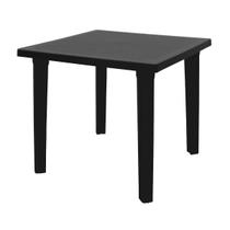 Mesa Tramontina Sancho 80 x 80 cm em Polipropileno Preto Mesa Tramontina Sancho 80 x 80 cm em Polipropileno Preto