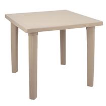 Mesa Tramontina Sancho Areia 80x80cm em Polipropileno Mesa Tramontina Sancho Areia 80x80cm em Polipropileno