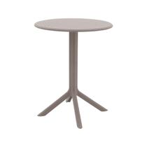 Mesa Tramontina Titânia em Polipropileno Camurça 60 cm Mesa Tramontina Titânia em Polipropileno Camurça 60 cm