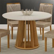 Mesa valdemoveis rose redonda 1.20 cinamomo/off white