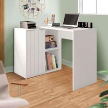 Mesa Versátil Para Home Office Branco Harlow Shop Jm