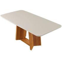 Mesa Viena Hr 180x90cm Cor Mel Off White