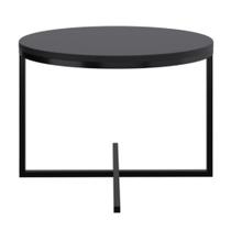 Mesa Volpi Baixa Estrutura Preta - Preta Mesa Volpi Baixa Estrutura Preta - Preta