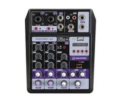 Mesa waldman podcast4.0 04 canais / interface de audio