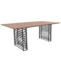 Mesa Wired - Tampo Retangular 200x100cm - Madeira Freijó