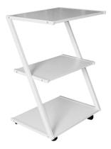 Mesa Z Metálica 3 Prateleiras Salus Brasil
