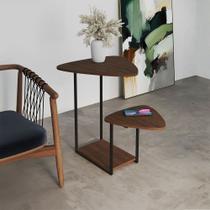 Mesal Lateral Cibele Tampo Esfiha Ferro Dourado Tampo Amêndoa