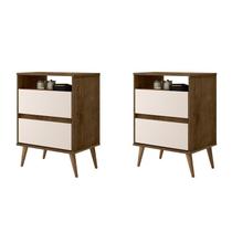Mesas de Cabeceira 2 Gavetas Lotus Mesas de Cabeceira 2 Gavetas Lotus