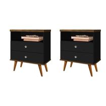 Mesas de Cabeceira 2 Gavetas Status