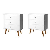 Mesas de Cabeceira 3 Gavetas Status