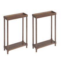 Mesas laterais New Ridge Home Goods Narrow, conjunto de 2