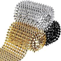 Mesh Rivets DIY Punk Trim Bead para roupas Waydress