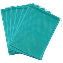 Mesh Stuff Sack Frienda, 6 peças, 28x38cm, nylon, turquesa