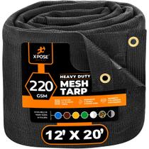 Mesh Tarp Xpose Safety Heavy Duty 3,7 m x 6,1 m preta Mesh Tarp Xpose Safety Heavy Duty 3,7 m x 6,1 m preta