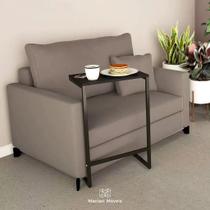 Mesinha 40x30 Preta para Notebook Trabalhe com Conforto no Sofá ou Cama