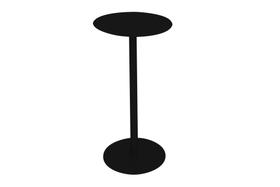 Mesinha Apoio Lateral Sofá Alta Redonda Wing Preto Mesinha Apoio Lateral Sofá Alta Redonda Wing Preto