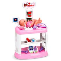 Mesinha Bancada Kit Médico Doutora Meg Hospital De Brinquedo Infantil Divertido 76 Cm 15 Peças Mesinha Bancada Kit Médico Doutora Meg Hospital De Brinquedo Infantil Divertido 76 Cm 15 Peças