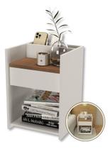 Mesinha Cabeceira Mesa Lateral Bide Cama Nicho C/ Gaveta