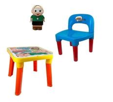 Mesinha Cadeira Infantil Turma Da Monica - Cebolinha