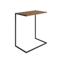 Mesinha de Apoio Lateral MDF e Ferro
