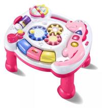 Mesinha De Atividades Infantil Rosa Zoop Toys Bebê Rosa