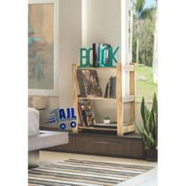 Mesinha De Cabeceira Organizador Treliça 3 Prateleiras Pinus Mesinha De Cabeceira Organizador Treliça 3 Prateleiras Pinus