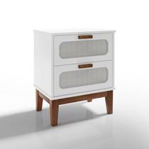 mesinha de cabeceira retro alto padrão estilo europeu Santorini 45cm