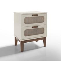 mesinha de cabeceira retro alto padrão estilo europeu Santorini 45cm