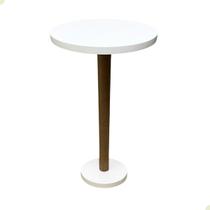 Mesinha de Canto Apoio Para Sofa Decoração Sala de Estar Rustico Retro