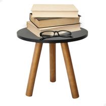Mesinha de Canto Pé Palito Retro Mesa Lateral Apoio para Sofa