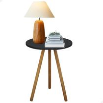 Mesinha de Canto Retro Decoração Tripe Pé Palito Mesa Apoio de Sofa Sala