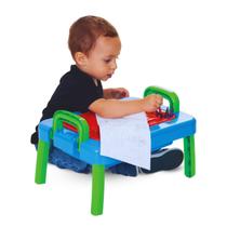 Mesinha de Desenho e Colorir Mercotoys Para Bebês Crianças Meninas e Meninos