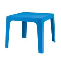 Mesinha de Plástico Kids Azul Mesa Infantil Menor preço
