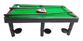 Mesinha De Sinuca Infantil Snooker Brilhar Com 02 Tacos