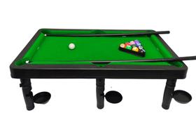 Mesinha de Sinuca Infantil Snooker Brilhar Com 02 Tacos Mesinha de Sinuca Infantil Snooker Brilhar Com 02 Tacos