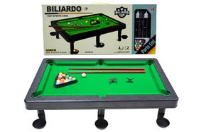 Mesinha De Sinuca Jogo Infantil Snooker Bilhar Com 02 Tacos