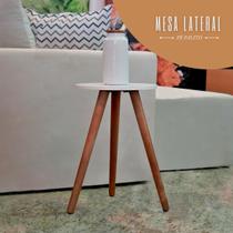 Mesinha Decorativa Retro Para Centro Canto De Sofa Sala
