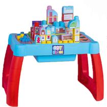 Mesinha Didática Com Blocos Interativos - 40 Peças Cotiplás Mesinha Didática Com Blocos Interativos - 40 Peças Cotiplás