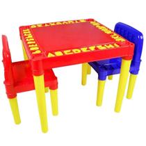 Mesinha e Cadeira Educativa para Meninos com Letras e Número