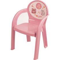 Mesinha e cadeira poltrona decorada menina 1 und - PLASUTIL