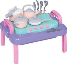 Mesinha Infantil Cozinha Gourmet Bebês Acima de 1 ano Panela