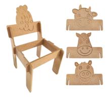 Mesinha Infantil Criança Madeira Mdf 4 Cadeiras De Encaixe