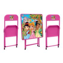 Mesinha Infantil Criança Menino Menina Dobravél Desenho Didática Aço Mesinha Infantil Criança Menino Menina Dobravél Desenho Didática Aço