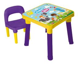 Mesinha Infantil Didática Bita Mesa C/ Cadeira Cadeirinha Mesinha Infantil Didática Bita Mesa C/ Cadeira Cadeirinha