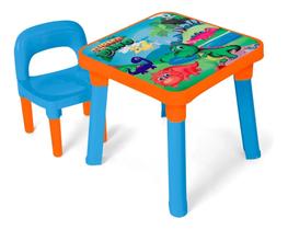 Mesinha Infantil Didática com Cadeiras e Porta Objetos