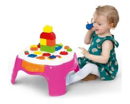 Mesinha Infantil Didáticas Brinquedos Educativos Para Bebês Pedagogica Menina Menino