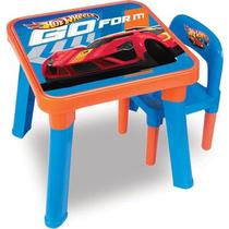 Mesinha Infantil Fun de Atividades com Cadeira - Hot Wheels