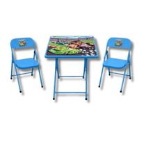 Mesinha Infantil Kit com 2 Cadeiras Didática Criança Brincar Estudar Mesa - Utilaço/MIsskita
